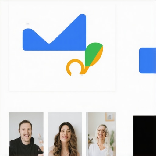 A person working on optimizing a Google My Business profile with charts and images