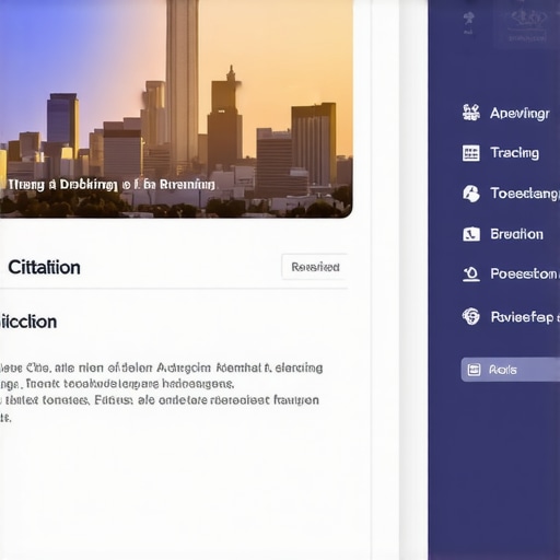 BrightLocal software interface displaying local citation and review data