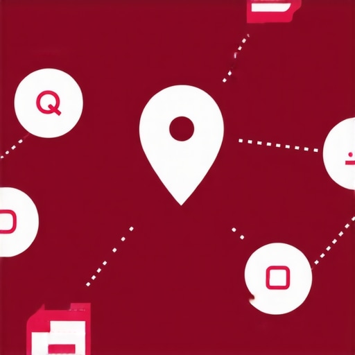 Flowchart illustrating the steps to improve Google Maps ranking for local businesses.