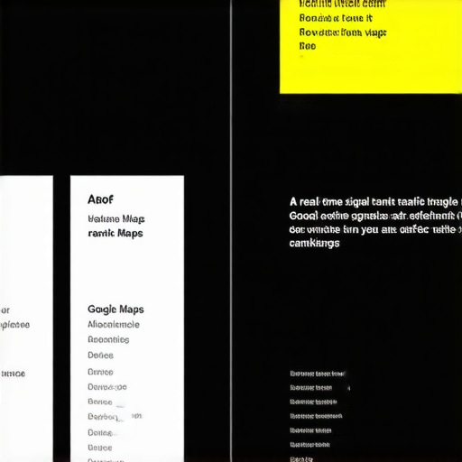Infographic showing transit data flow impacting local map rankings.